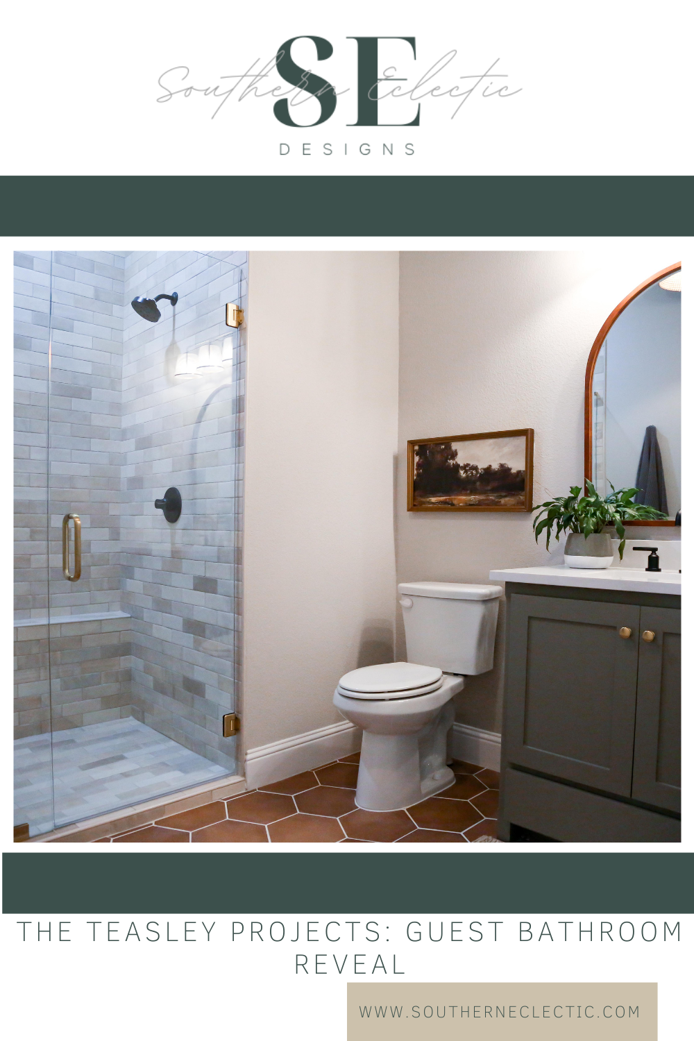 The Teasley Projects: Guest Bathroom Reveal